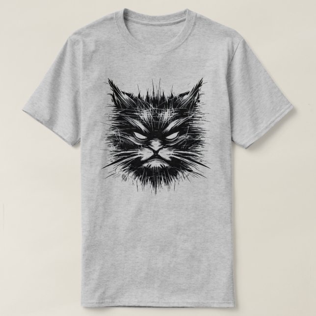 T-Shirt do Gato Scratch (Frente do Design)