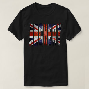 T-shirt do GB Union Jack do tiro ao arco