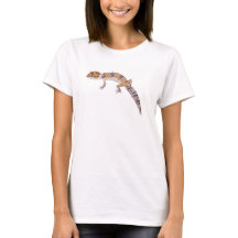 T-shirt do geco do leopardo