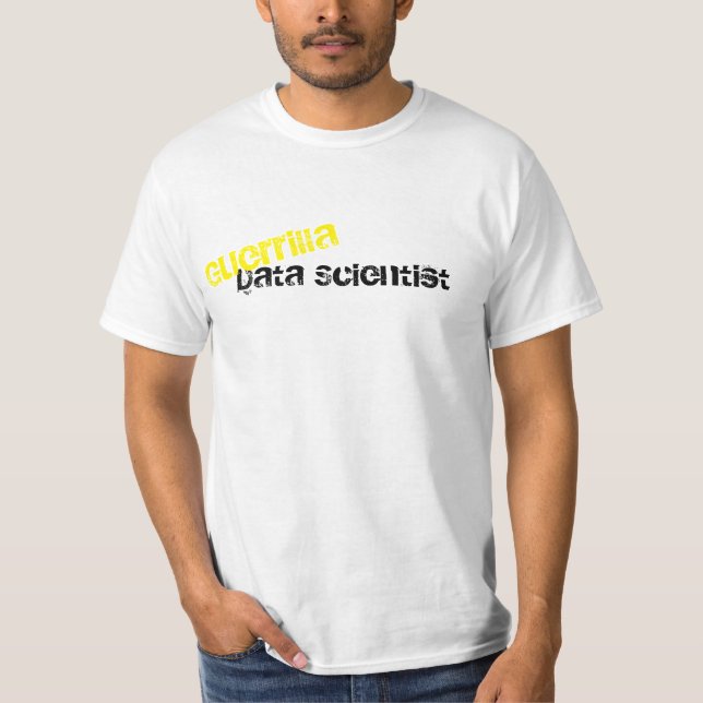 T-shirt do geek do cientista dos dados da (Frente)