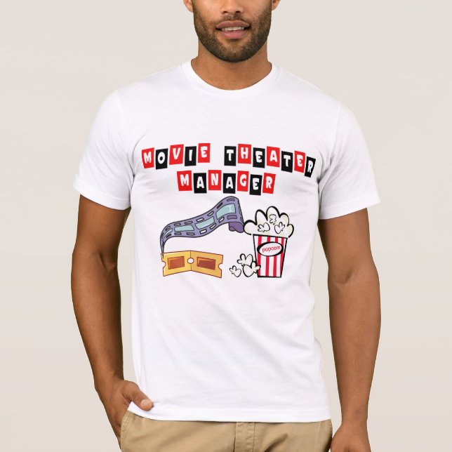 T-shirt do gerente do filme (Frente)