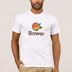 T-shirt do gerente do pacote do Bower