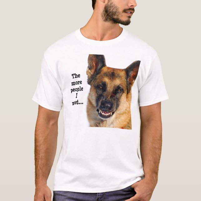 T-shirt do german shepherd (Frente)