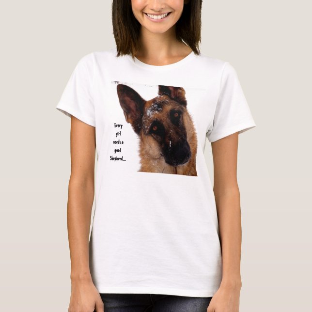 T-shirt do german shepherd (Frente)
