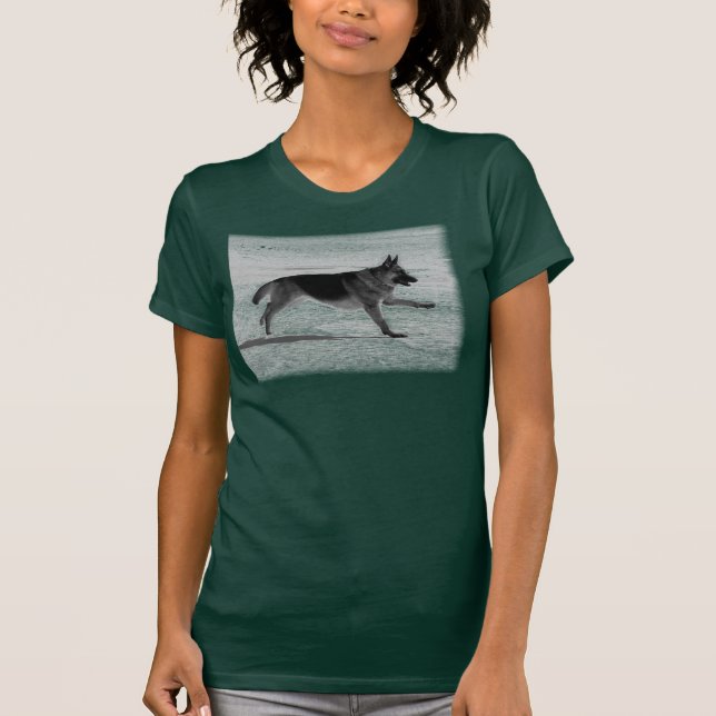T-shirt do german shepherd (Frente)