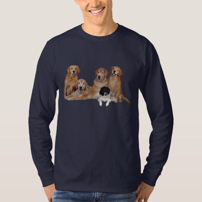 T-shirt do golden retriever (Frente)