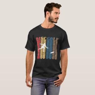 T-shirt do golfe do disco do vintage