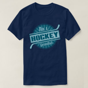 T-shirt do Grandad do hóquei com impressão do no