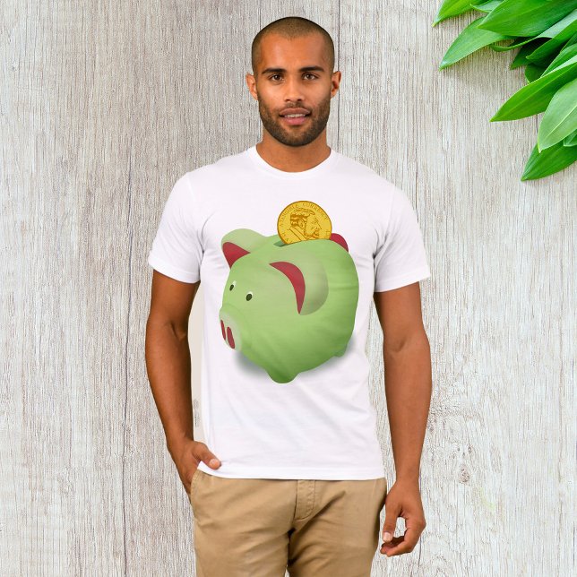 T-Shirt do Green Piggy Bank (Criador carregado)