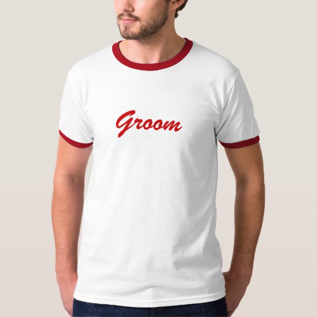 T-Shirt do Groom (Frente)