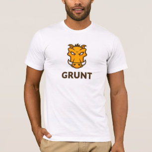 T-shirt do grunhido JS (branco)
