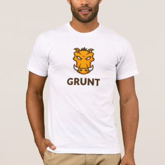 T-shirt do grunhido JS (branco)