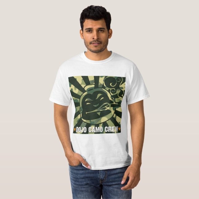 T-shirt do grupo de Camo (Frente Completa)