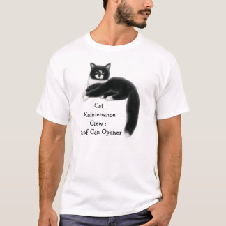 T-shirt do grupo de manutenção do gato