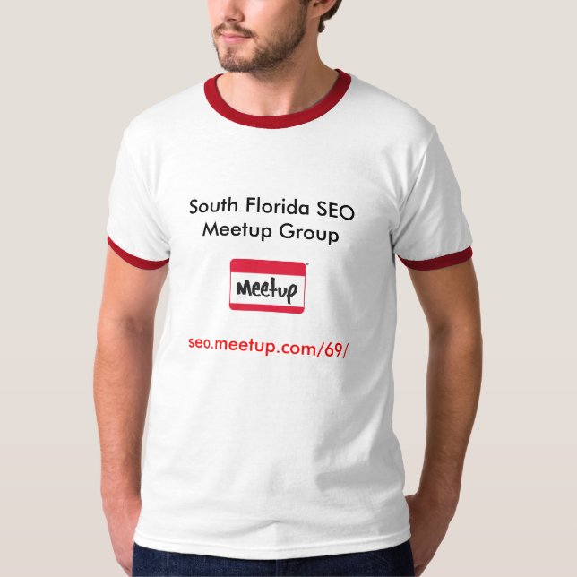 T-shirt do grupo do oficial SF SEO Meetup (Frente)