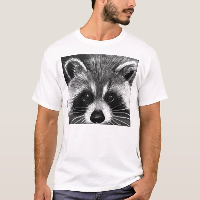T-shirt do guaxinim (Frente)