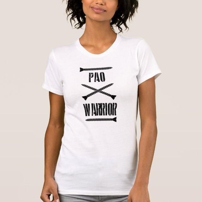 T-shirt do guerreiro de PAO (Frente)