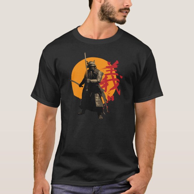 T-shirt do guerreiro do samurai (Frente)