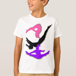 T-shirt do gymnast do trampolim