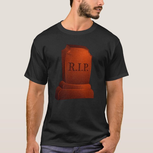 T-shirt do Halloween R-I-P (Frente)