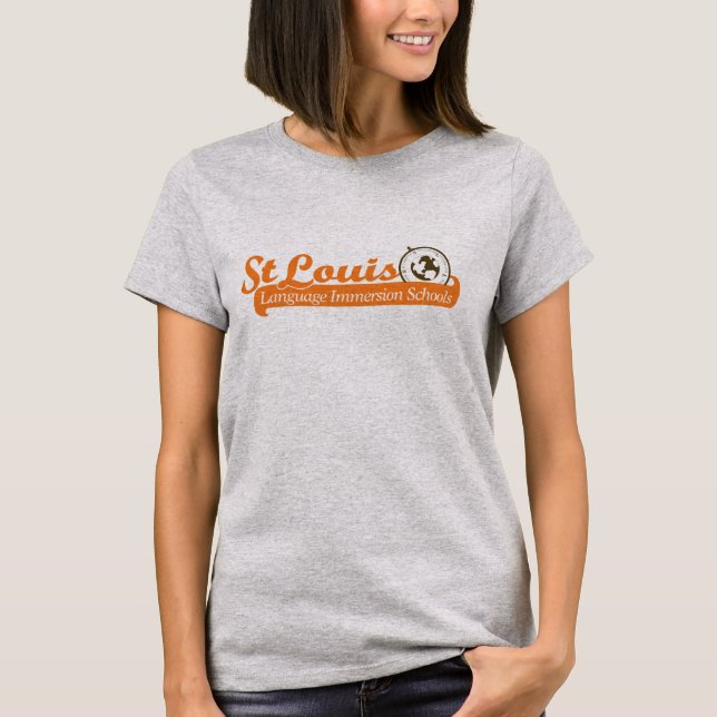 T-shirt do Hanes ComfortSoft® das mulheres da (Frente)