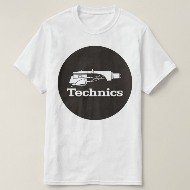 T-shirt do headshell das técnicas (Frente do Design)