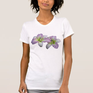T-shirt do hemerocallis das mulheres