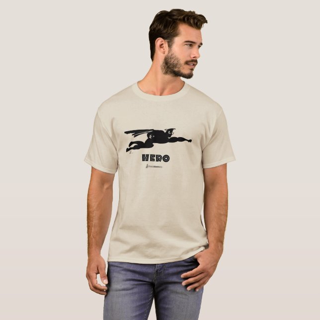 T-shirt do herói (Frente Completa)