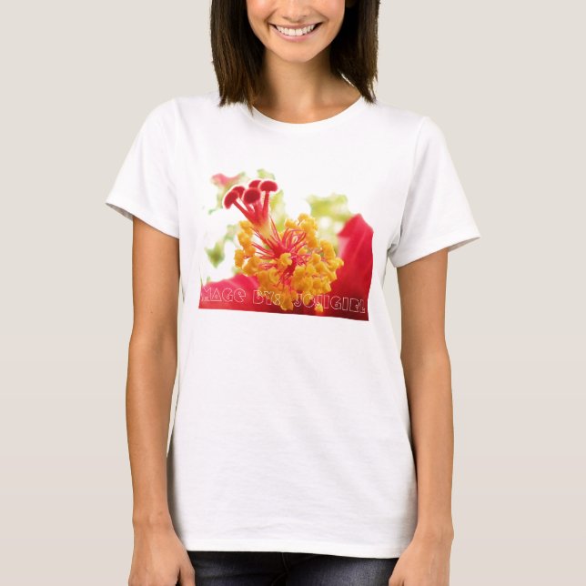 T-shirt do hibiscus (Frente)
