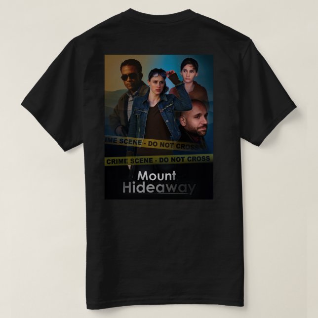 T-shirt do Hideaway da montagem (Verso do Design)