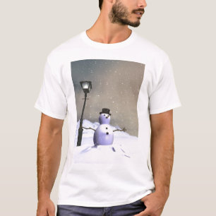 T-shirt do homem da neve