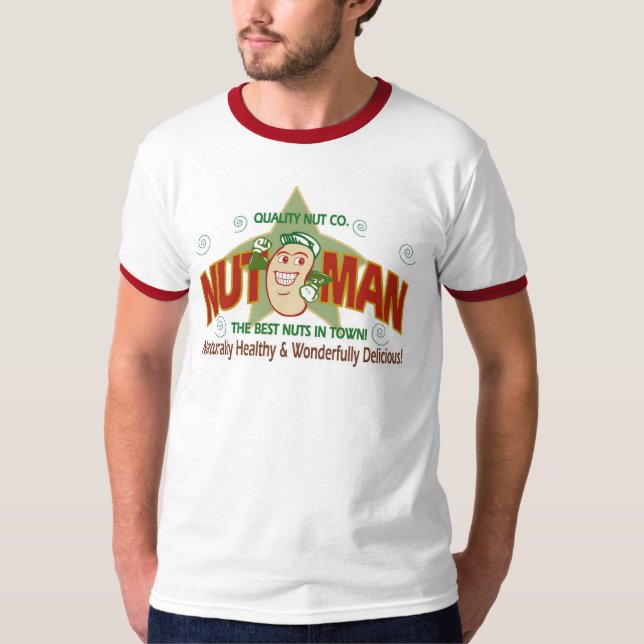 t-shirt do homem da porca (Frente)