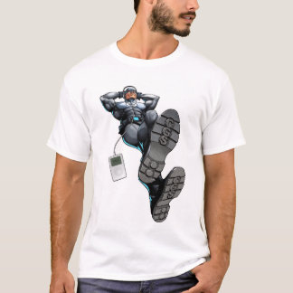 T-shirt do homem de CGS