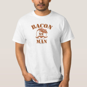 T-shirt do homem do bacon