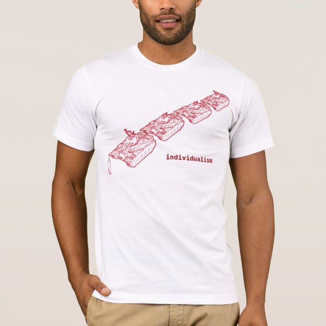 T-shirt do homem do tanque (Frente)