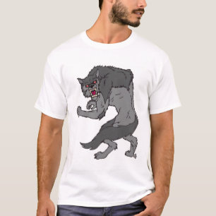 T-shirt do "homem-lobo" por Nathan Lee James