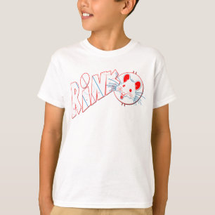 T-shirt do hóquei do rato da pista do impressão 