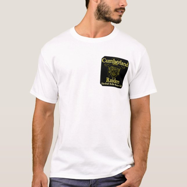 T-shirt do hóquei do rolo do basebol dos (Frente)