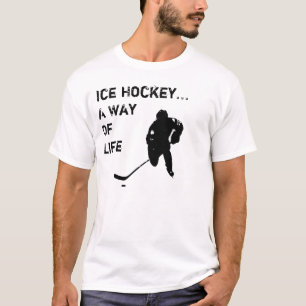 T-shirt do hóquei em gelo
