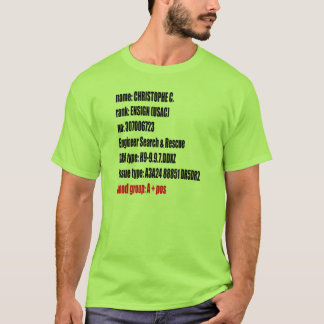 T-shirt do horizonte de evento