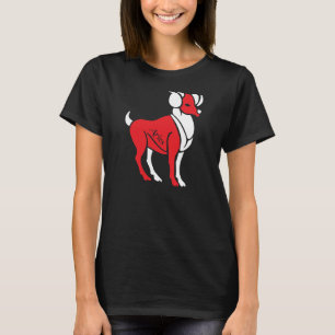 T-shirt do horóscopo do Aries