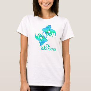 T-shirt do horóscopo dos peixes