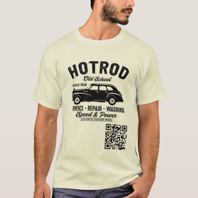 T-Shirt do Hot Rod Mens (Frente)