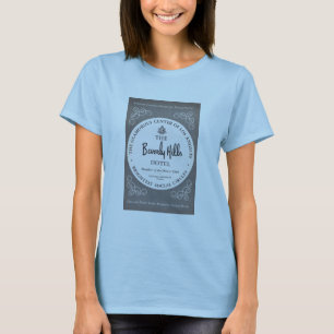 T-shirt do hotel de Beverly Hills HOLLYWOOD 1953
