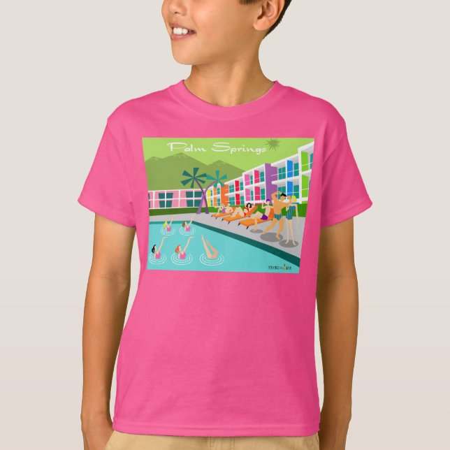 T-Shirt do Hotel Retro Palm Primaveras (Frente)