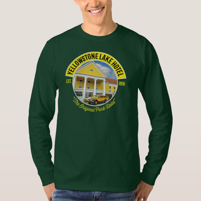 T-Shirt do Hotel Yellowstone Lake (Frente)