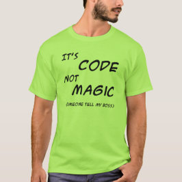 T-shirt do humor da codificação