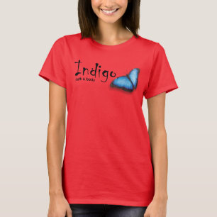 T-shirt do índigo de Flowy