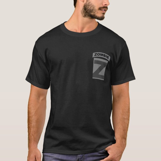 T-shirt do instrutor da escola do combate do zombi (Frente)