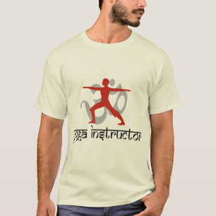 T-shirt do instrutor da ioga